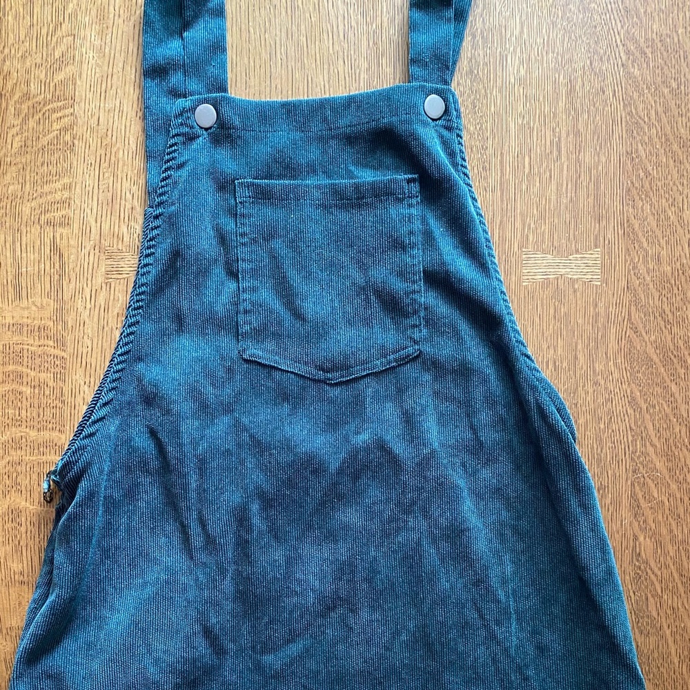 Green Corduroy dress